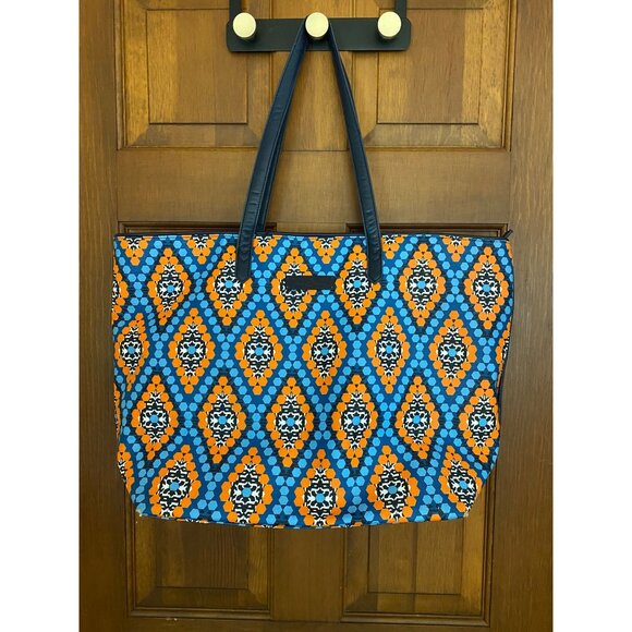 Vera Bradley Oversized Market Tote Reusable Shopping‎ School Shoulder Bag 21x13" - Picture 1 of 16